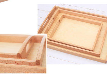 Montessori Sorting Tray Handle Box