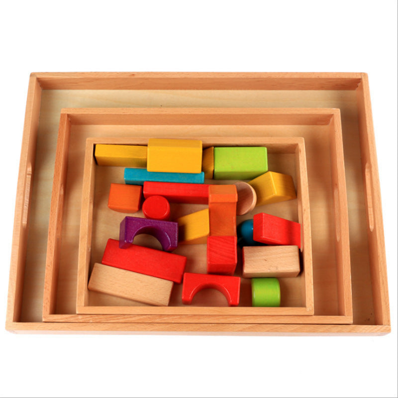 Montessori Sorting Tray with Handle