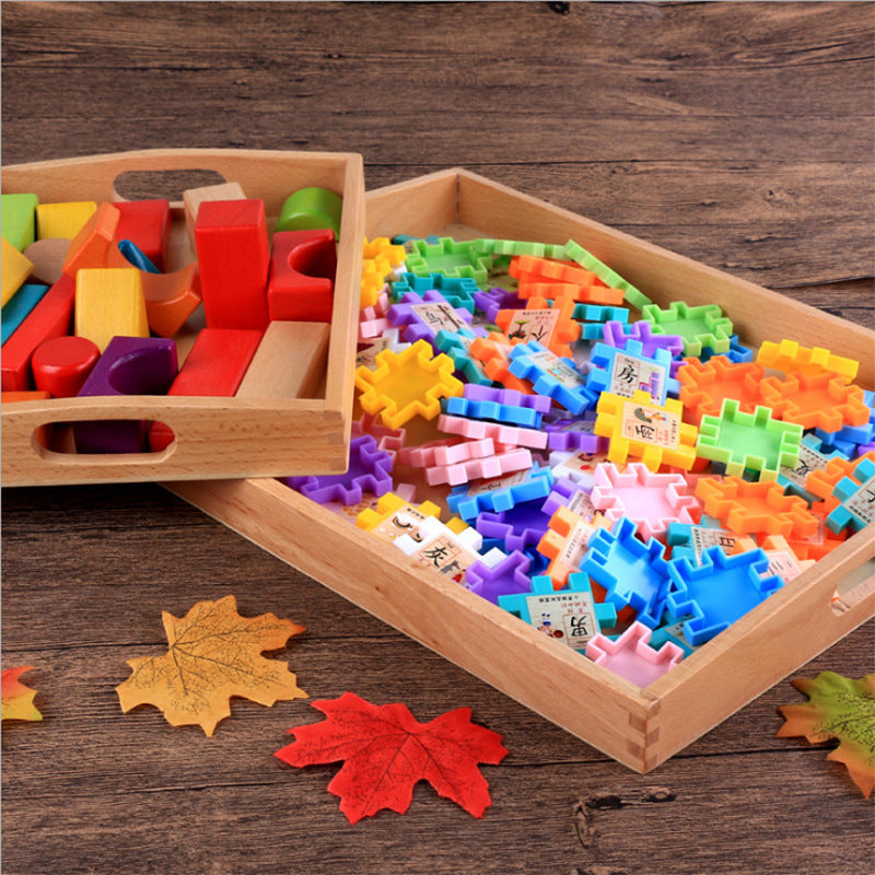 Montessori Sorting Tray with Handle