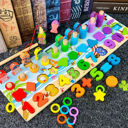 Montessori 3D Magnetic Wooden Puzzle