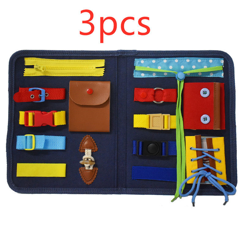 Montessori Dressing Skill Bag