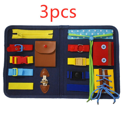 Montessori Dressing Skill Bag