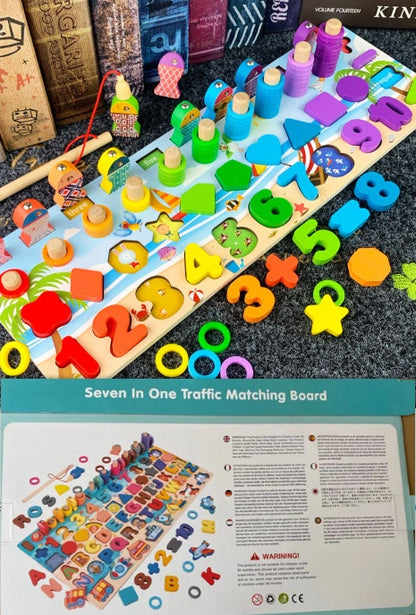 Montessori 3D Magnetic Wooden Puzzle