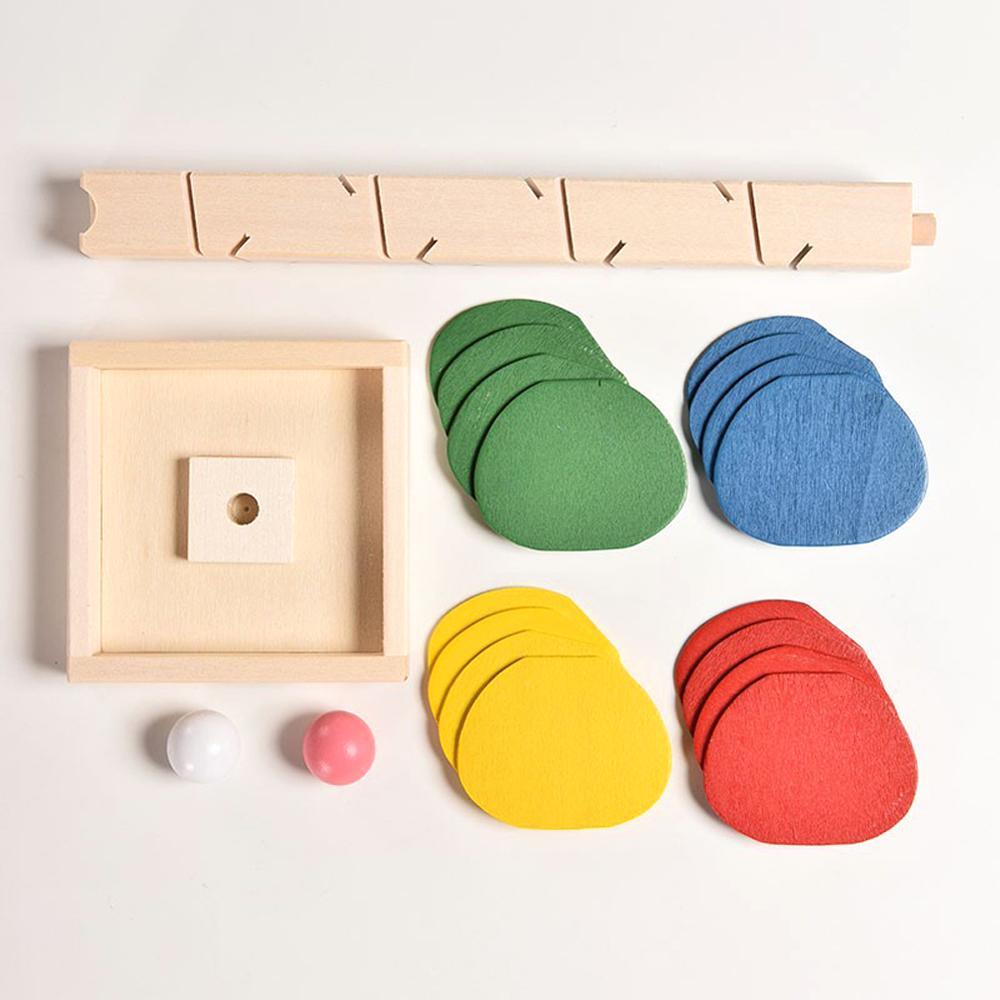 Montessori Wooden Tree Marble Ball Run