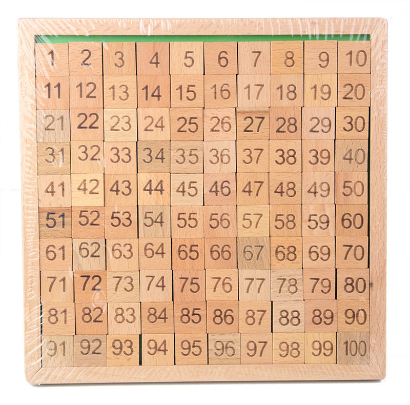 Montessori 1-100 Number Board