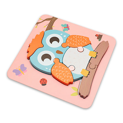 Montessori 3D Cartoon Puzzles