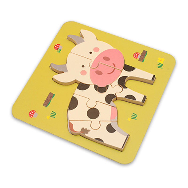 Montessori 3D Cartoon Puzzles