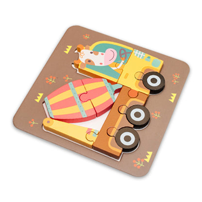 Montessori 3D Cartoon Puzzles