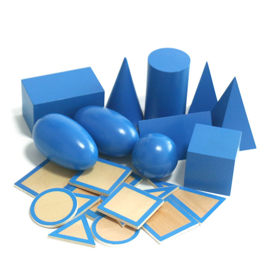 Montessori Geometric Sensory Blocks