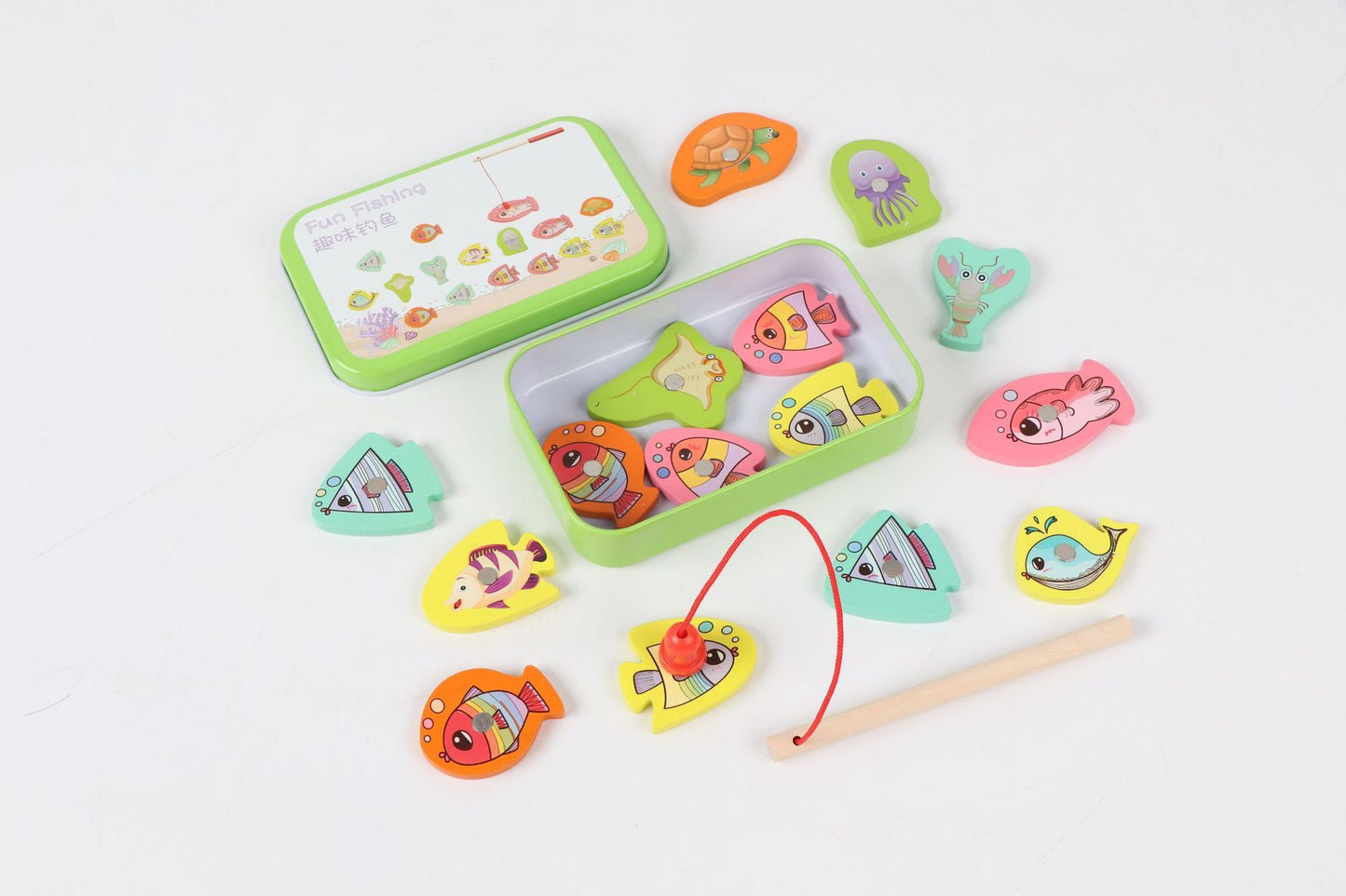 Montessori Wooden Fishing Toy