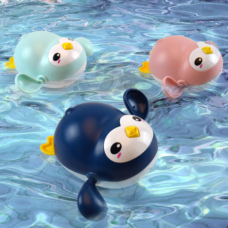 Montessori Kawaii Swimming Penguin Bath Toy