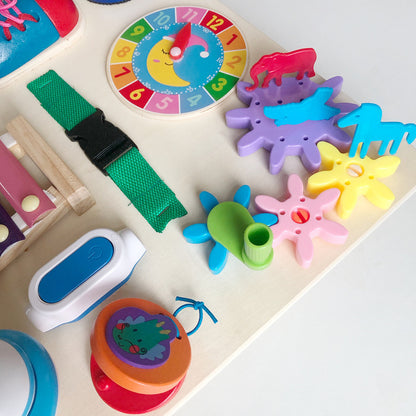 Montessori Unlock Toy Busy Board