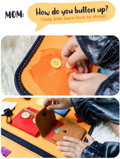 Montessori Felt Handbag Learning Toy