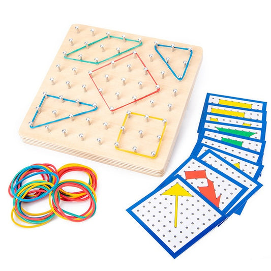 Montessori Rubber Band Nail Board