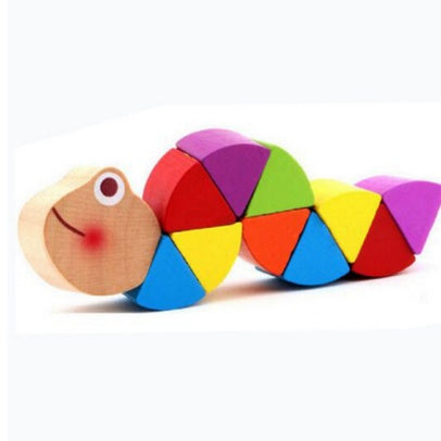 Montessori Wooden Caterpillar Toy