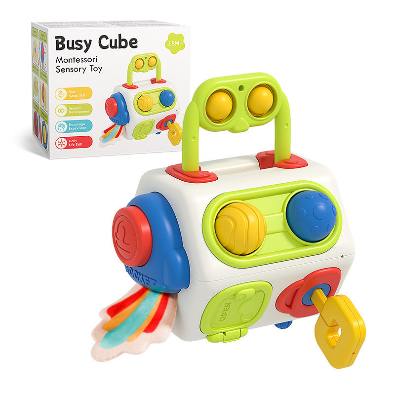 Montessori 9-in-1 Busy Cube