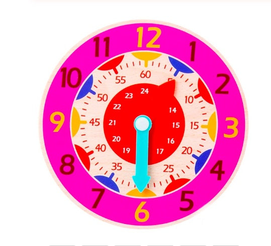 Montessori Wooden Clock Toy