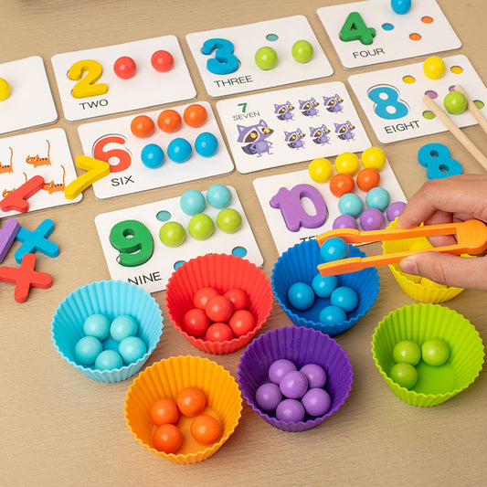 Montessori Bead Matching Game