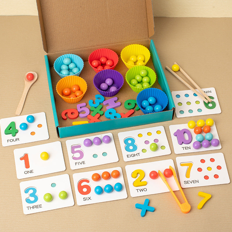 Montessori Bead Matching Game