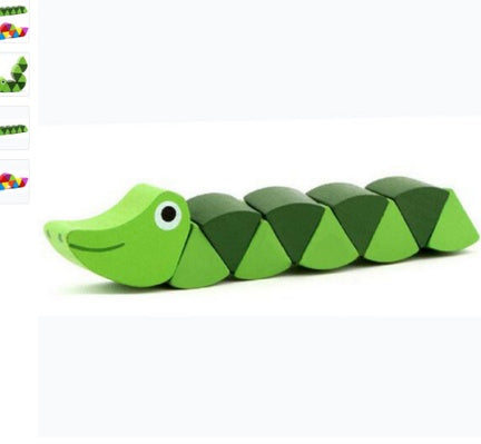 Montessori Wooden Caterpillar Toy