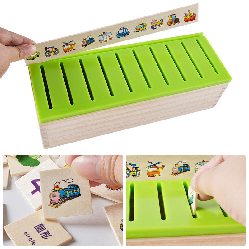 Montessori Wooden Cognitive Box