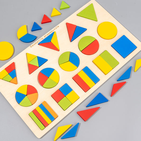 Montessori Geometric Puzzle Board