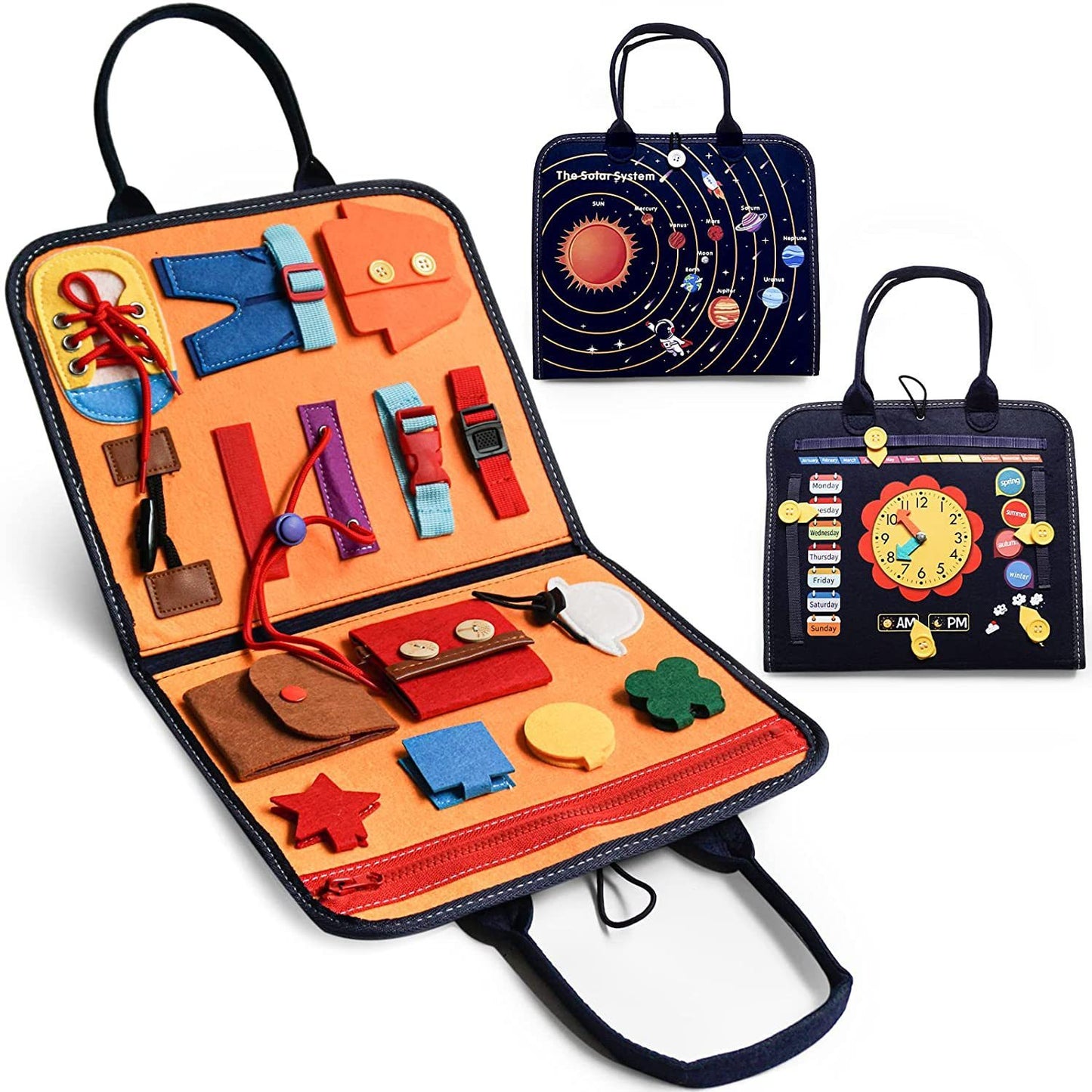 Montessori Felt Handbag Learning Toy