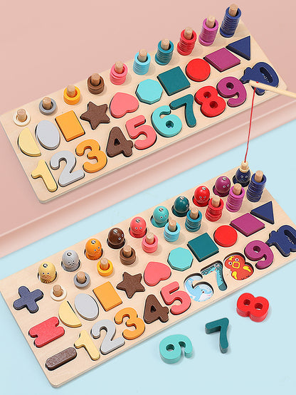 Montessori Digits and Shapes Puzzle