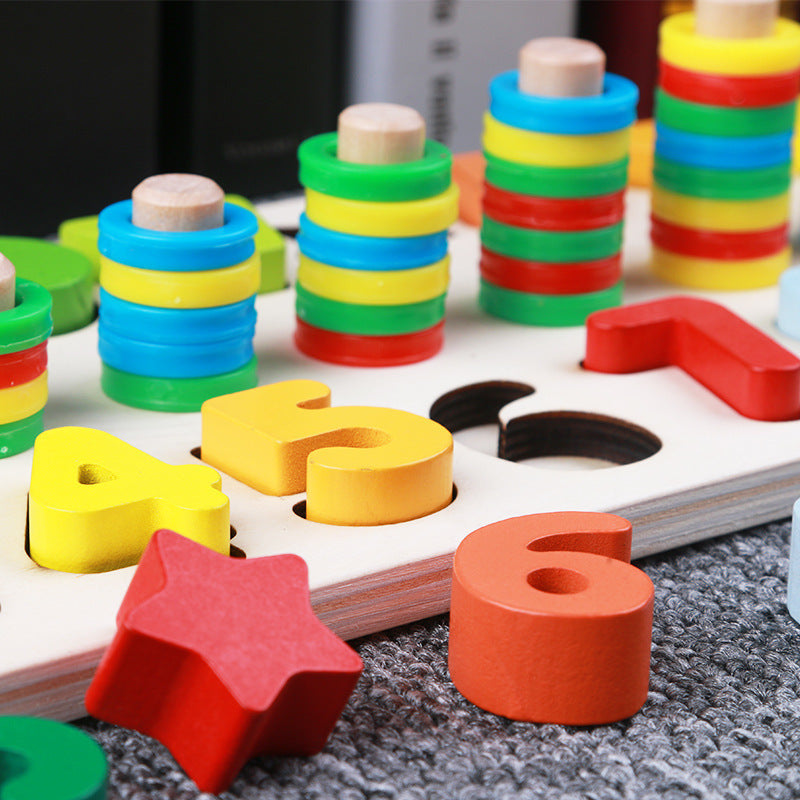 Montessori Geometry and Number Matching Set