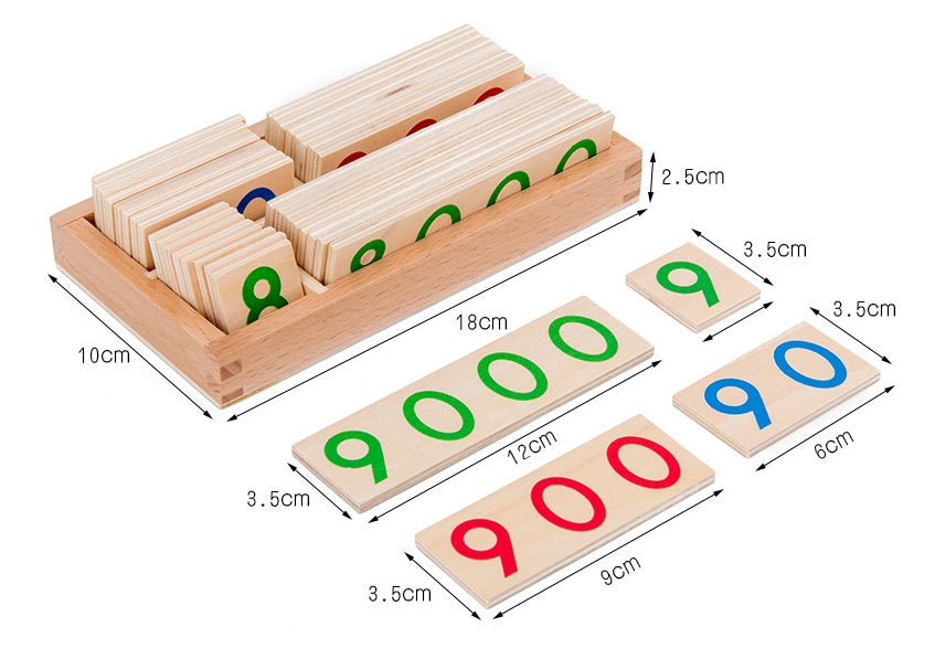 Montessori Wooden Mathematics Teaching Aids