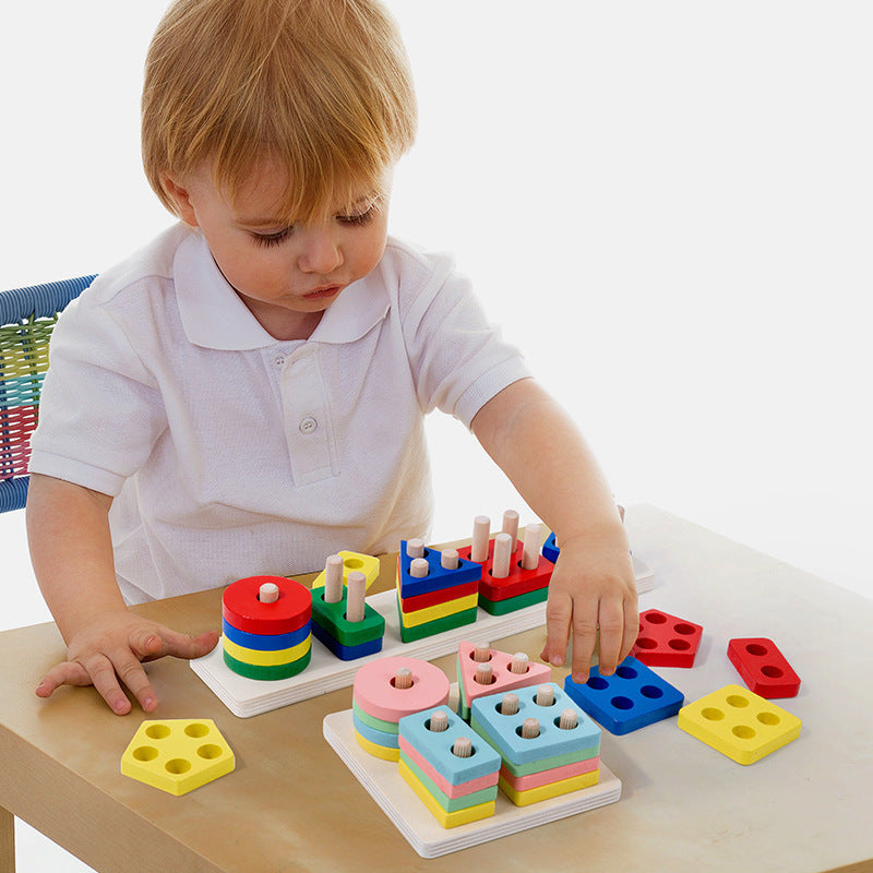 Montessori Color Recognition Blocks