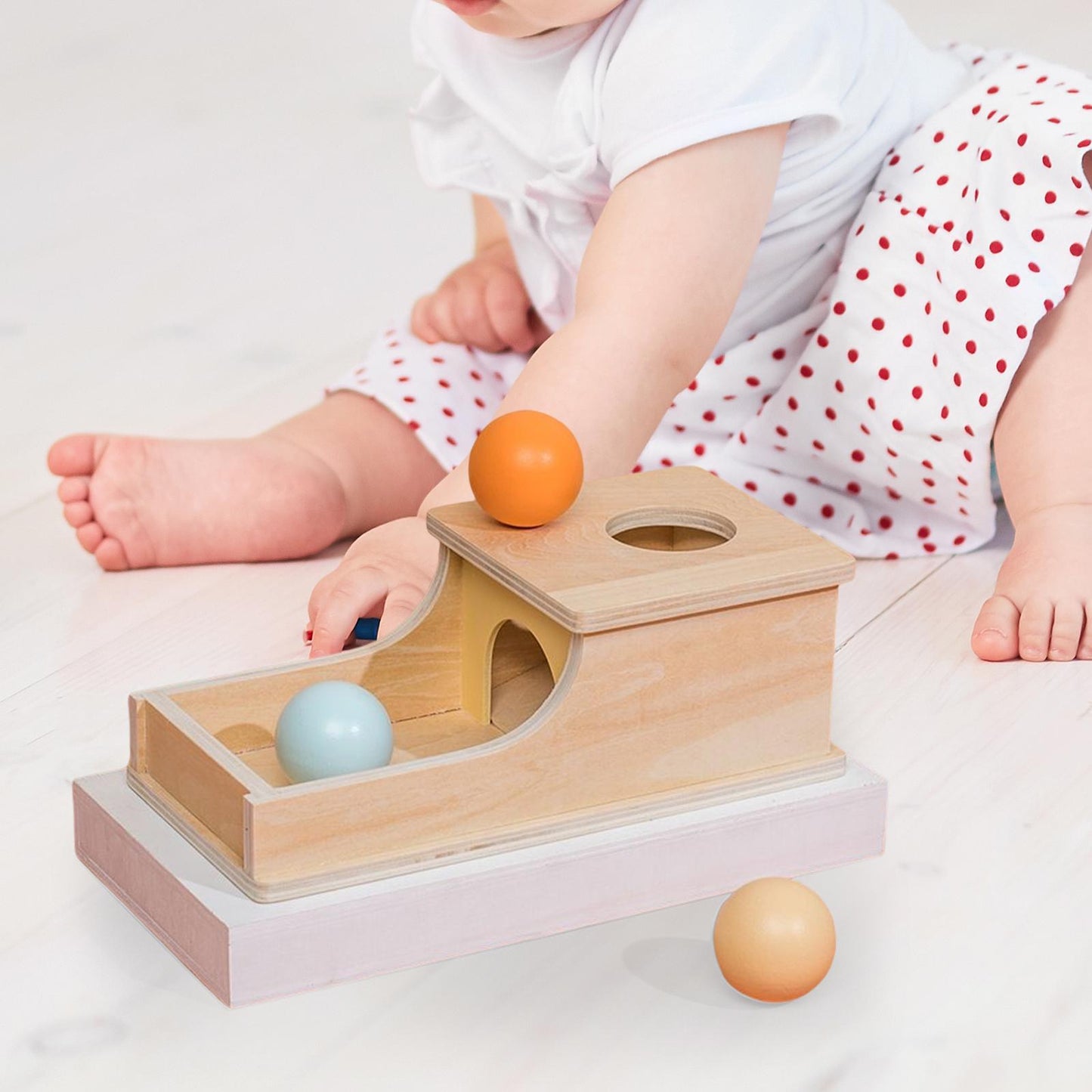 Montessori Wooden Sensory Target Box