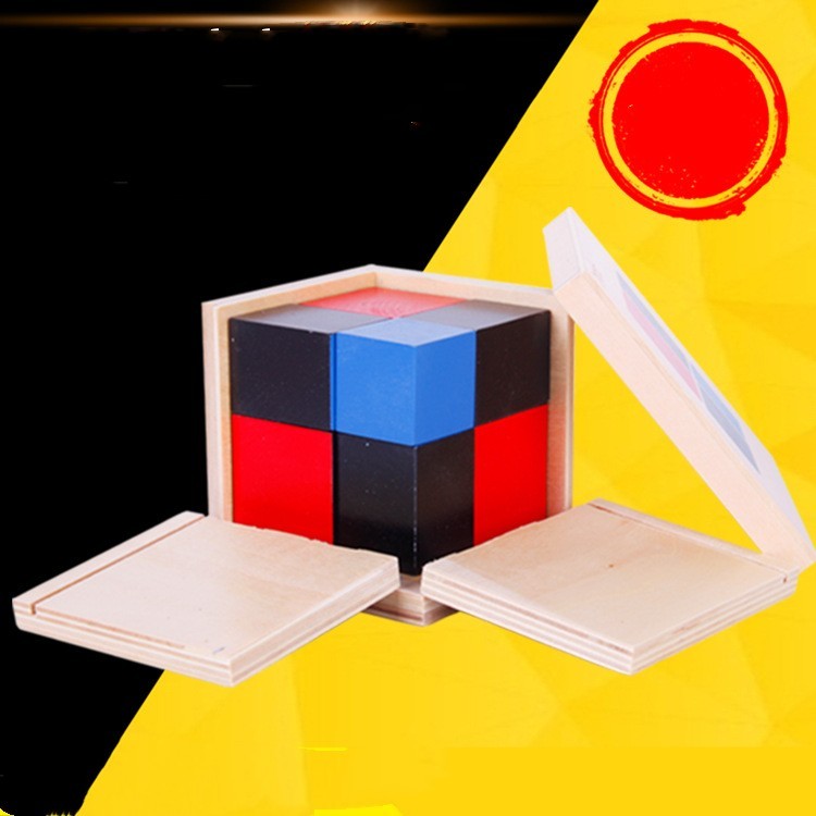 Montessori Binomial Cube Educational Toy