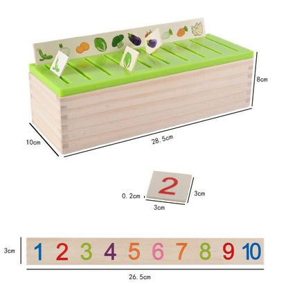 Montessori Wooden Cognitive Box