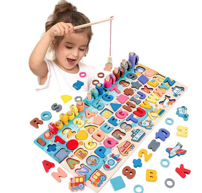 Montessori Math Fishing Board