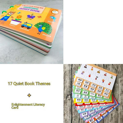 Montessori Quiet Book for Early Education