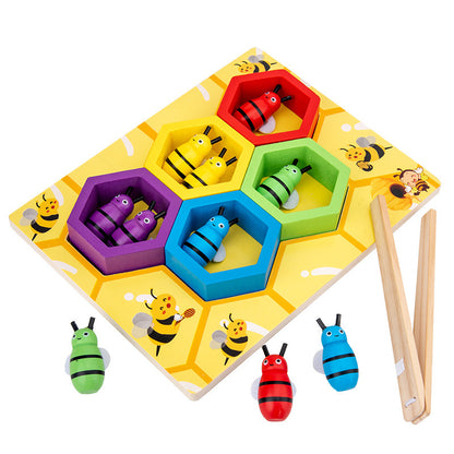 Montessori Clip Bee Toy