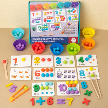 Montessori Bead Matching Game