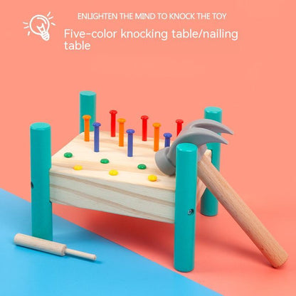 Montessori Hand-Eye Coordination Rivet Puzzle