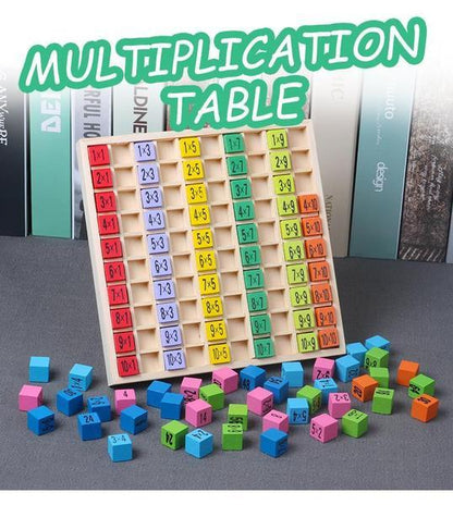 Montessori Wooden Multiplication Table