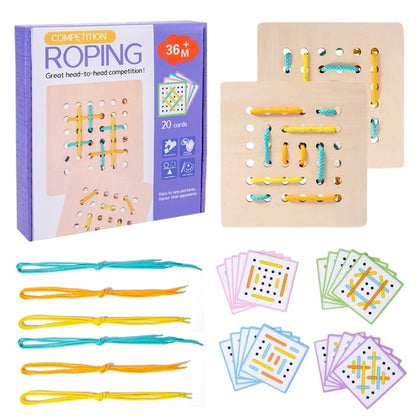 Montessori Rope Pattern Game