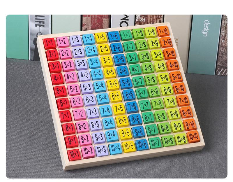 Montessori Wooden Multiplication Table