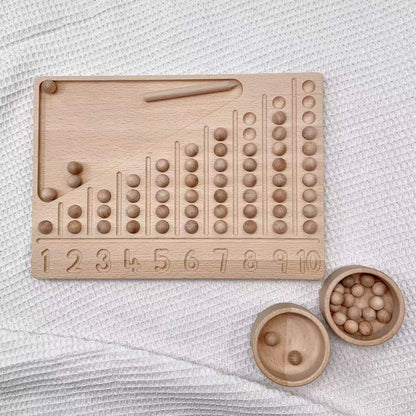 Montessori Wooden Counting Board Set