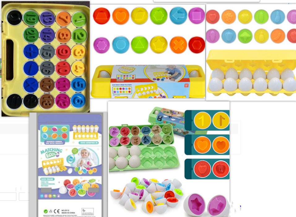 Montessori Smart Egg Matching & Sorting Toy