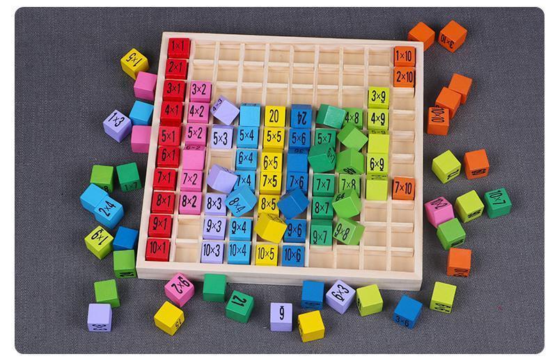 Montessori Wooden Multiplication Table