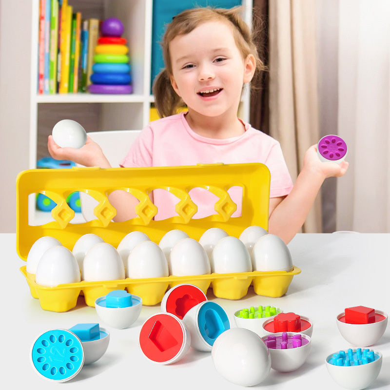 Montessori Smart Egg Matching & Sorting Toy