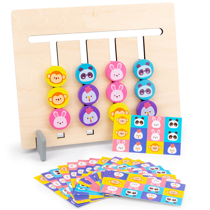 Montessori Double-Sided Wooden Learning Toy