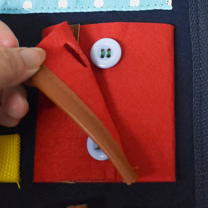 Montessori Dressing Skill Bag