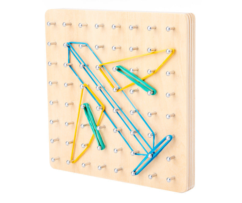 Montessori Rubber Band Nail Board