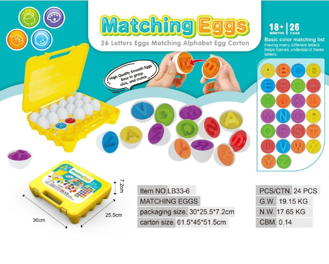 Montessori Smart Egg Matching & Sorting Toy